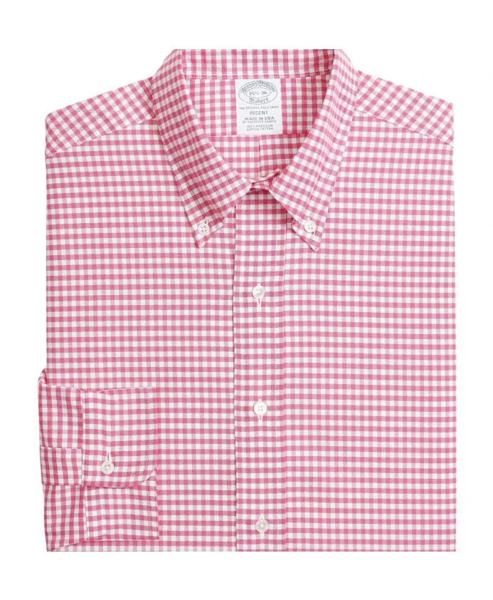 Рубашка Regent Regular Non Eire оксфорды воротник на пуговицах Brooks Brothers, розовый
Рубашка Regent Regular Non Eire оксфорды воротник на пуговицах Brooks Brothers, розовый