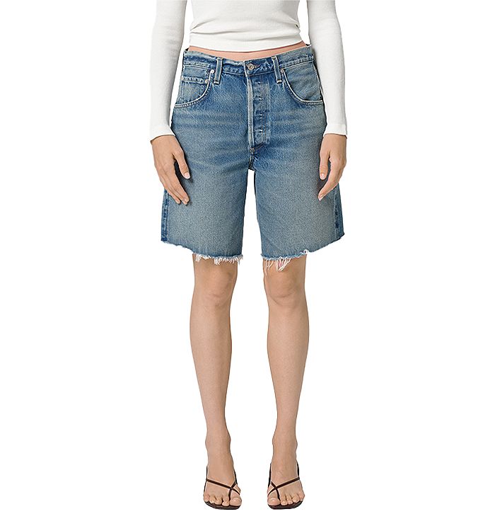 Джинсовые шорты Ayla Citizens of Humanity, синий 
Джинсовые шорты Ayla Citizens of Humanity, синий