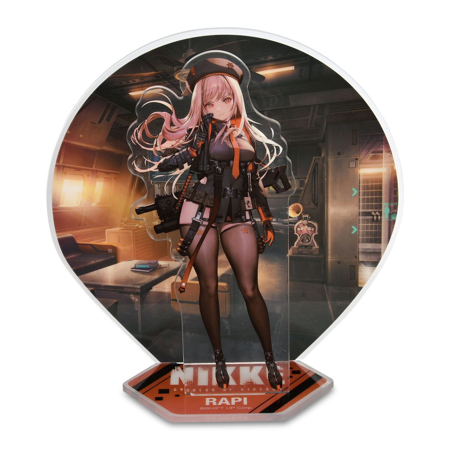 Богиня Победы: Никке - акриловая фигурка Рапи
Богиня Победы: Никке - акриловая фигурка Рапи