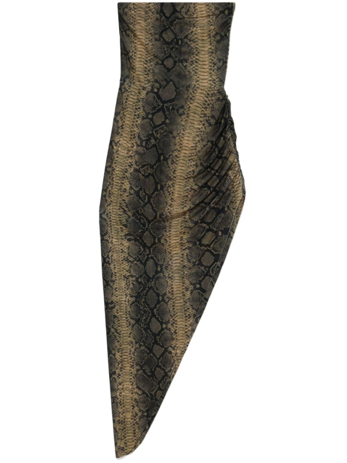 Платье без бретелей с драпировкой Norma Kamali, черный
Платье без бретелей с драпировкой Norma Kamali, черный