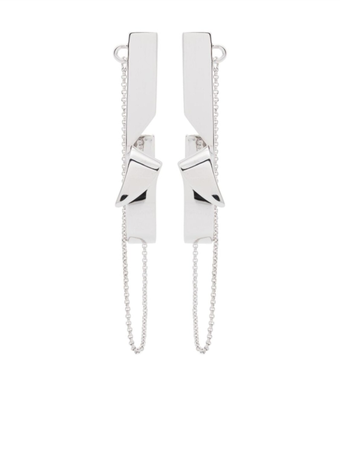 Сложенные серьги-кольца Eddie Borgo, серебряный
Сложенные серьги-кольца Eddie Borgo, серебряный