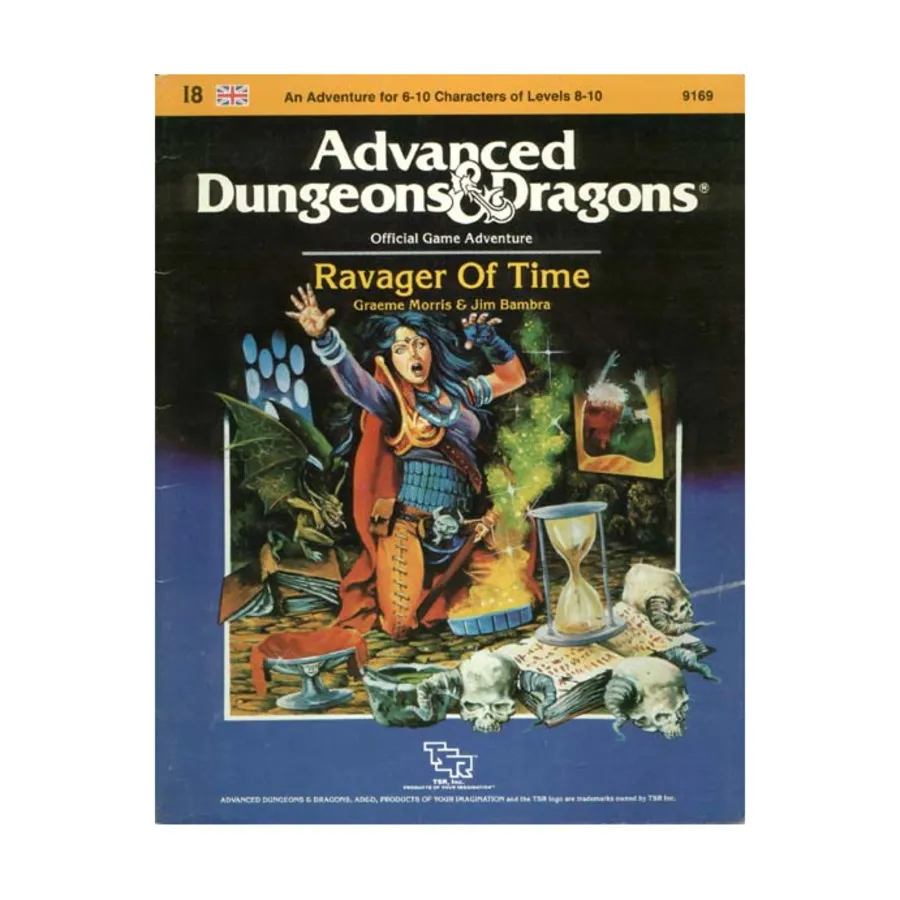 Модуль Ravager of Time, Advanced Dungeons & Dragons (1st Edition) - Modules & Adventures - I Series
Модуль Ravager of Time, Advanced Dungeons & Dragons (1st Edition) - Modules & Adventures - I Series