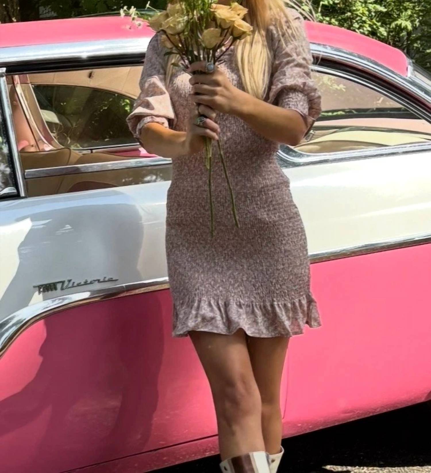 Платье-блуза с квадратным вырезом и рукавами 3/4 в цвете «лиловый мульти» Paper Crane, Mauve Multi
Платье-блуза с квадратным вырезом и рукавами 3/4 в цвете «лиловый мульти» Paper Crane, Mauve Multi