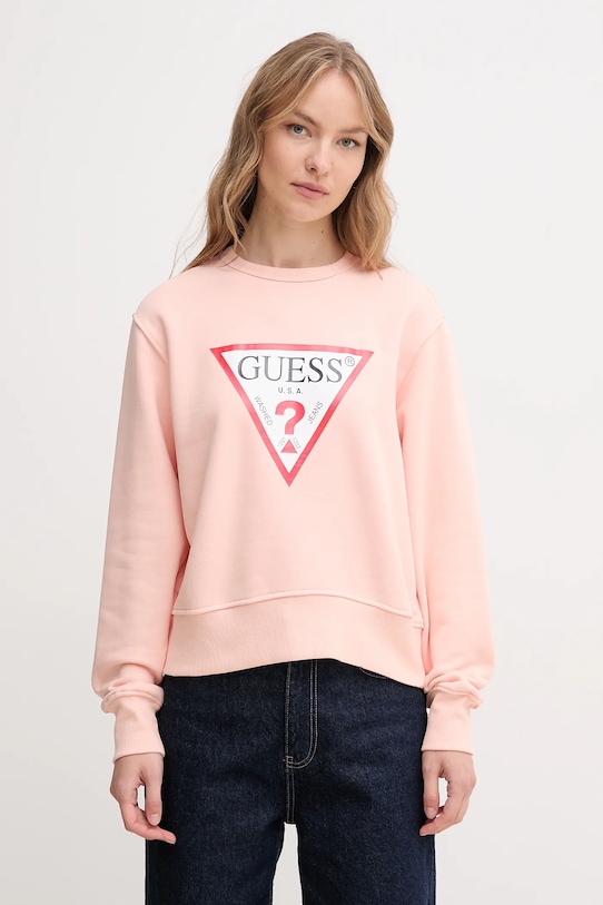 Толстовка Guess, оранжевый 
Толстовка Guess, оранжевый