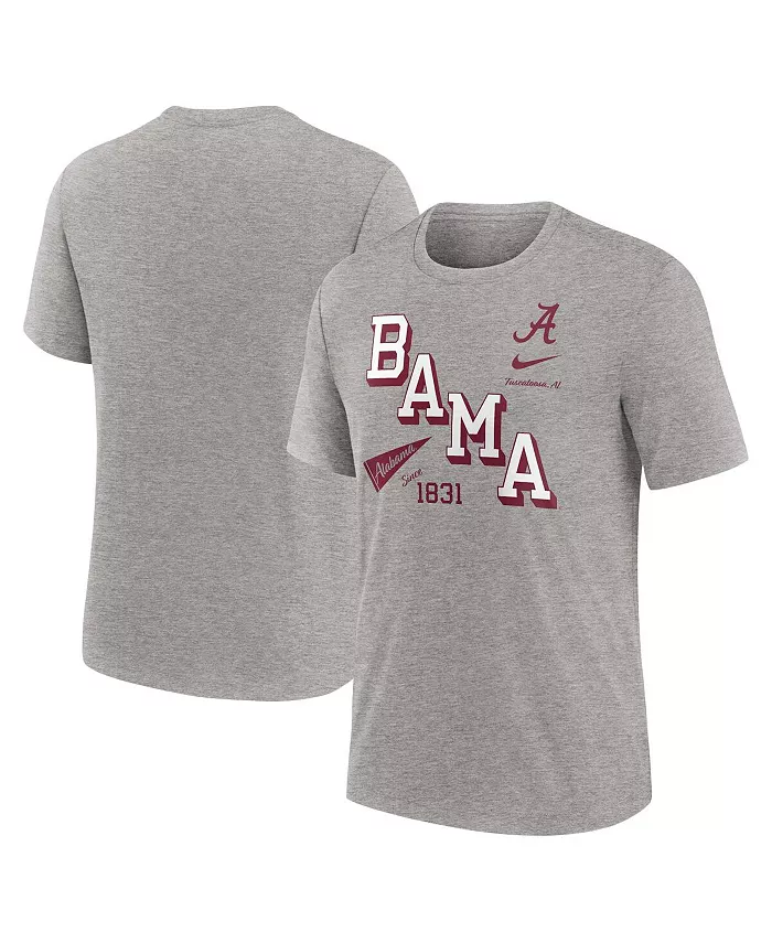 Мужская футболка Heather Gray Alabama Crimson Tide Blitz Roll Call Tri-Blend Nike
Мужская футболка Heather Gray Alabama Crimson Tide Blitz Roll Call Tri-Blend Nike