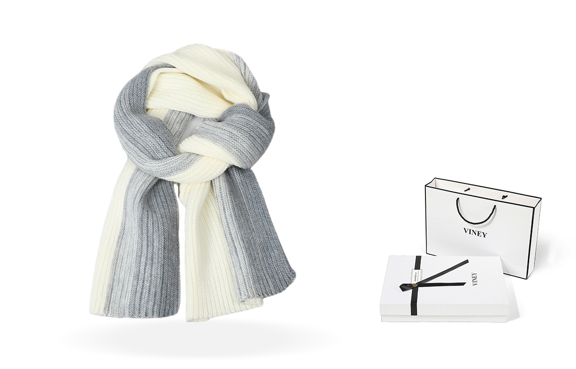 Вязаный шарф унисекс VINEY, черно-серый
Вязаный шарф унисекс VINEY, черно-серый