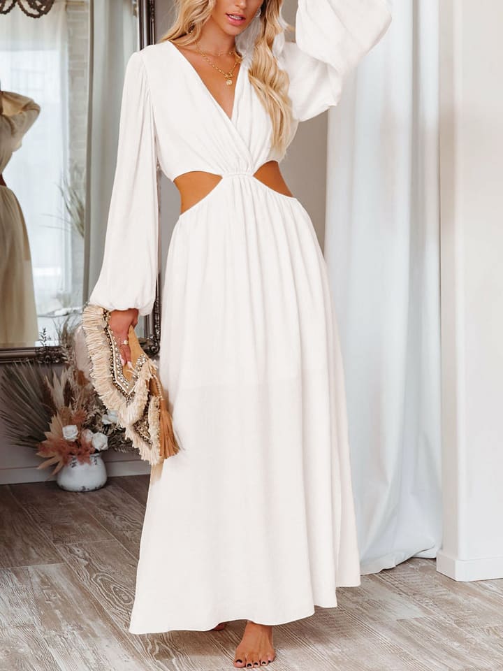 Длинное платье Milan Kiss, кремовый
Длинное платье Milan Kiss, кремовый