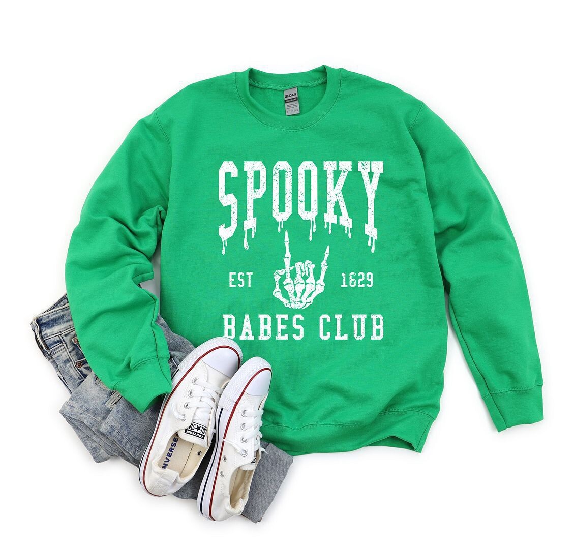 Толстовка Spooky Babes Club Simply Sage Market 
Толстовка Spooky Babes Club Simply Sage Market