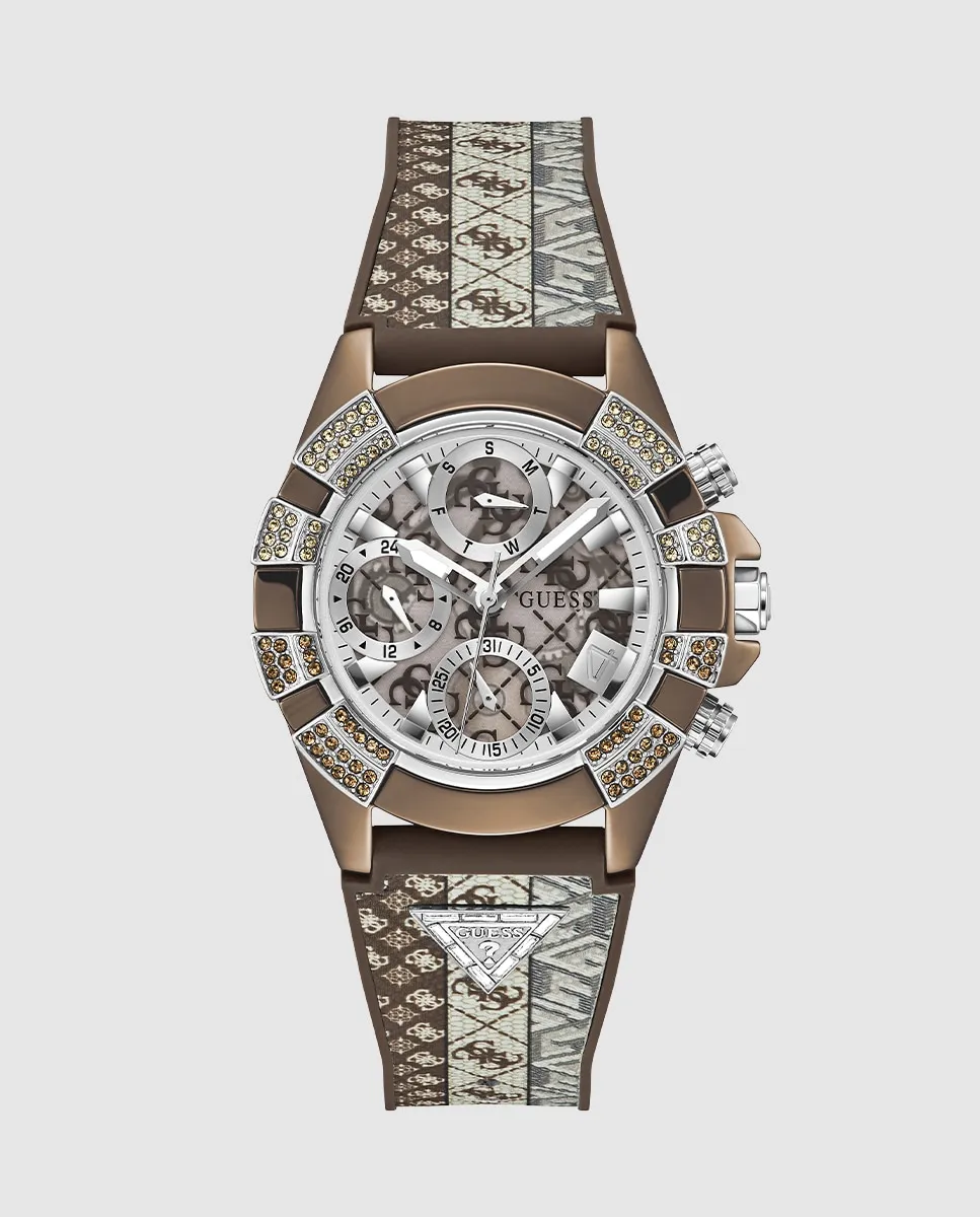 Женские часы Iconic 40th GW0813L2 с силиконовым и коричневым ремешком Guess, коричневый
Женские часы Iconic 40th GW0813L2 с силиконовым и коричневым ремешком Guess, коричневый