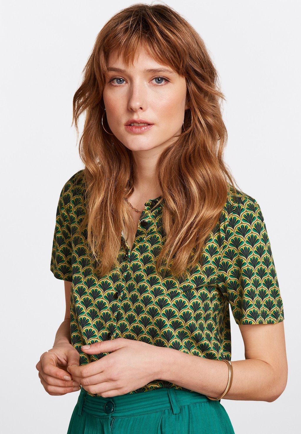 Блузка на пуговицах King Louie, синий
Блузка на пуговицах King Louie, синий