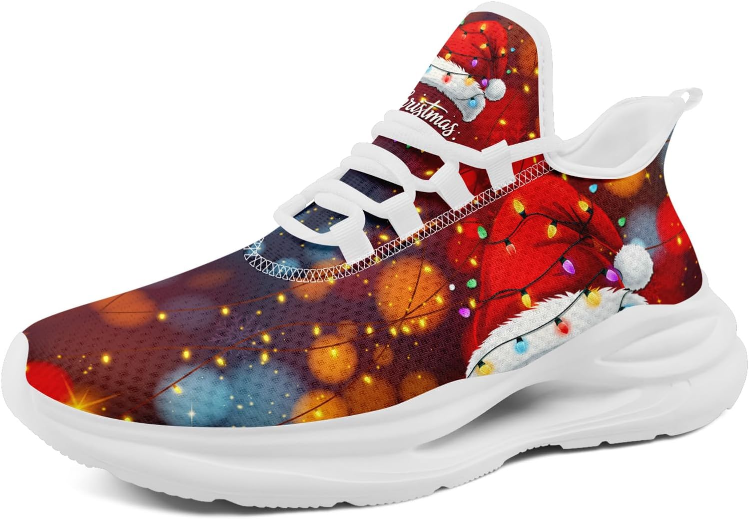 Кроссовки AWSOLE на Рождество для мужчин и женщин, дышащие, удобные, с амортизацией, красные, белые и черные, стильные, легкие, для бега
Кроссовки AWSOLE на Рождество для мужчин и женщин, дышащие, удобные, с амортизацией, красные, белые и черные, стильные, легкие, для бега