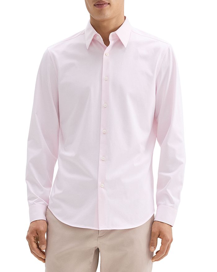 Рубашка Sylvain из структурного трикотажа Theory, розовый
Рубашка Sylvain из структурного трикотажа Theory, розовый