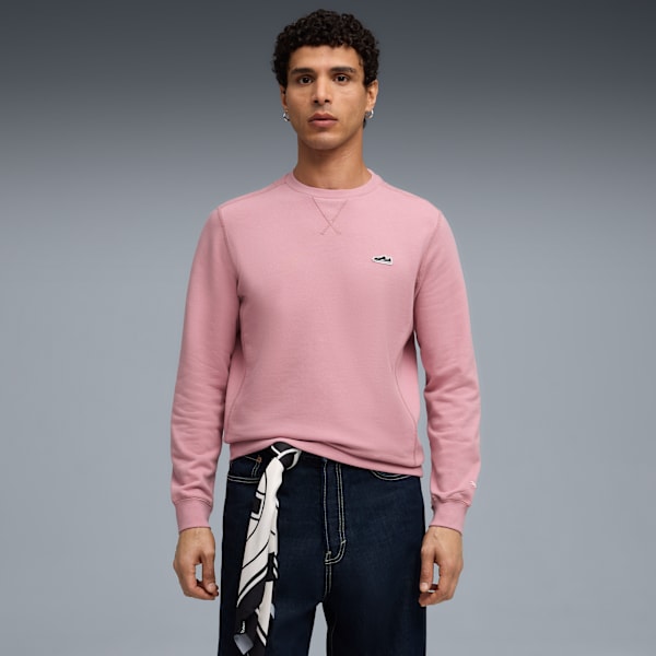 Мужская толстовка с круглым вырезом Puma Wardrobe Essentials Suede, розовый
Мужская толстовка с круглым вырезом Puma Wardrobe Essentials Suede, розовый