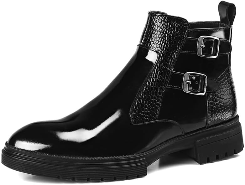 Мужские ботинки Челси с боковой молнией, зауженный носок, ботильоны на щиколотку, деловые и повседневные, высокие, на шнуровке и без, для офисного и повседневного стиля Generic, черный
Мужские ботинки Челси с боковой молнией, зауженный носок, ботильоны на щиколотку, деловые и повседневные, высокие, на шнуровке и без, для офисного и повседневного стиля Generic, черный