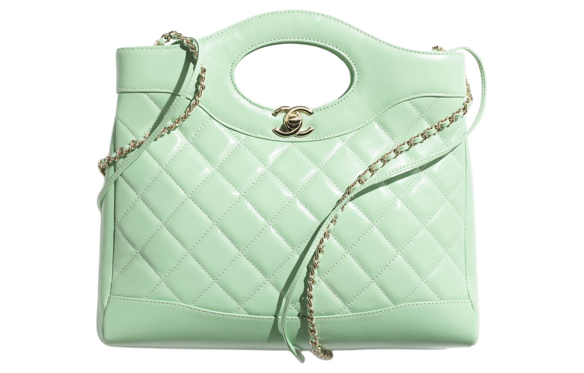 CHANEL Яркая кожаная портативная сумка через плечо женская светло-зеленая
CHANEL Яркая кожаная портативная сумка через плечо женская светло-зеленая