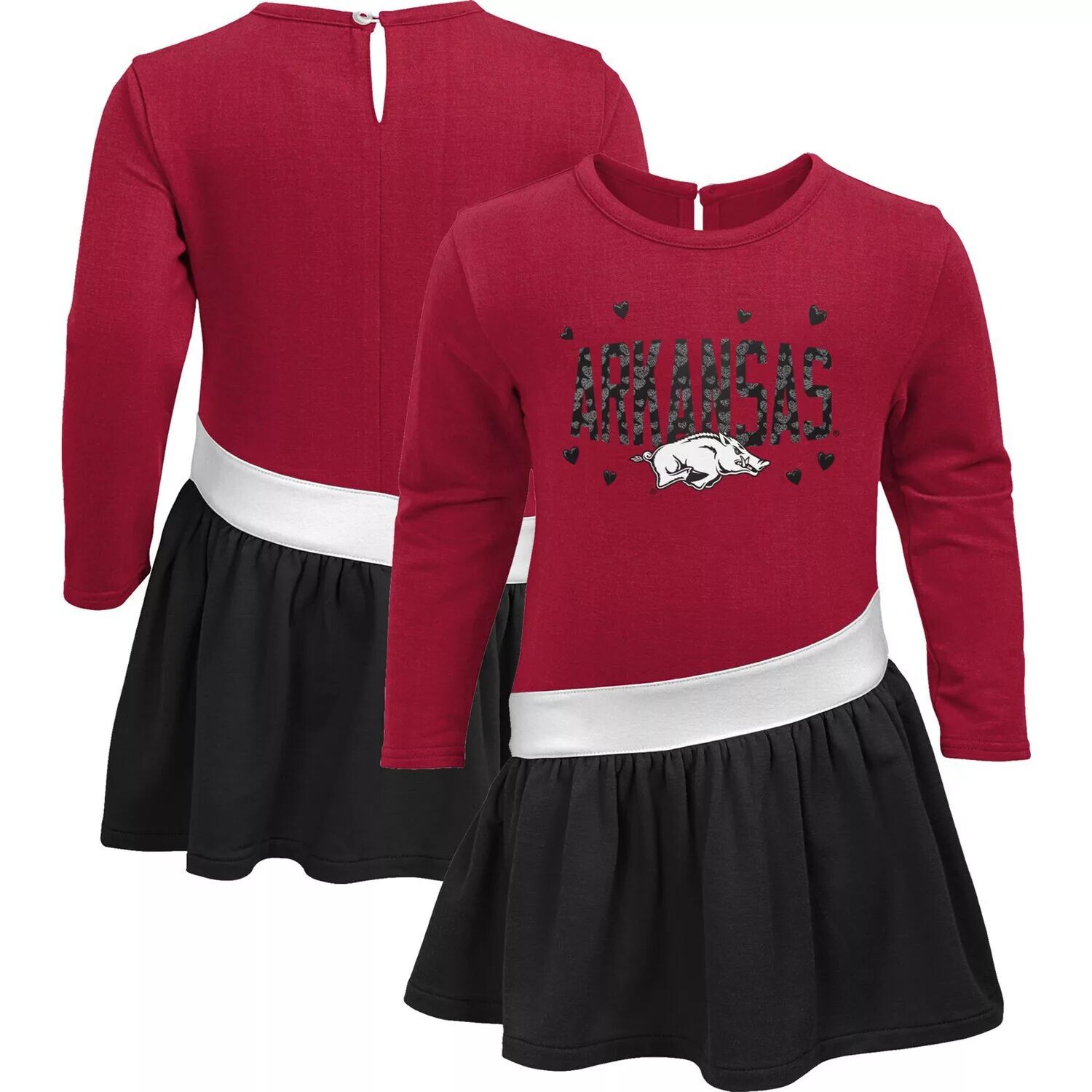 Платье из френч-терри для малышей Cardinal Arkansas Razorbacks от сердца к сердцу Outerstuff
Платье из френч-терри для малышей Cardinal Arkansas Razorbacks от сердца к сердцу Outerstuff