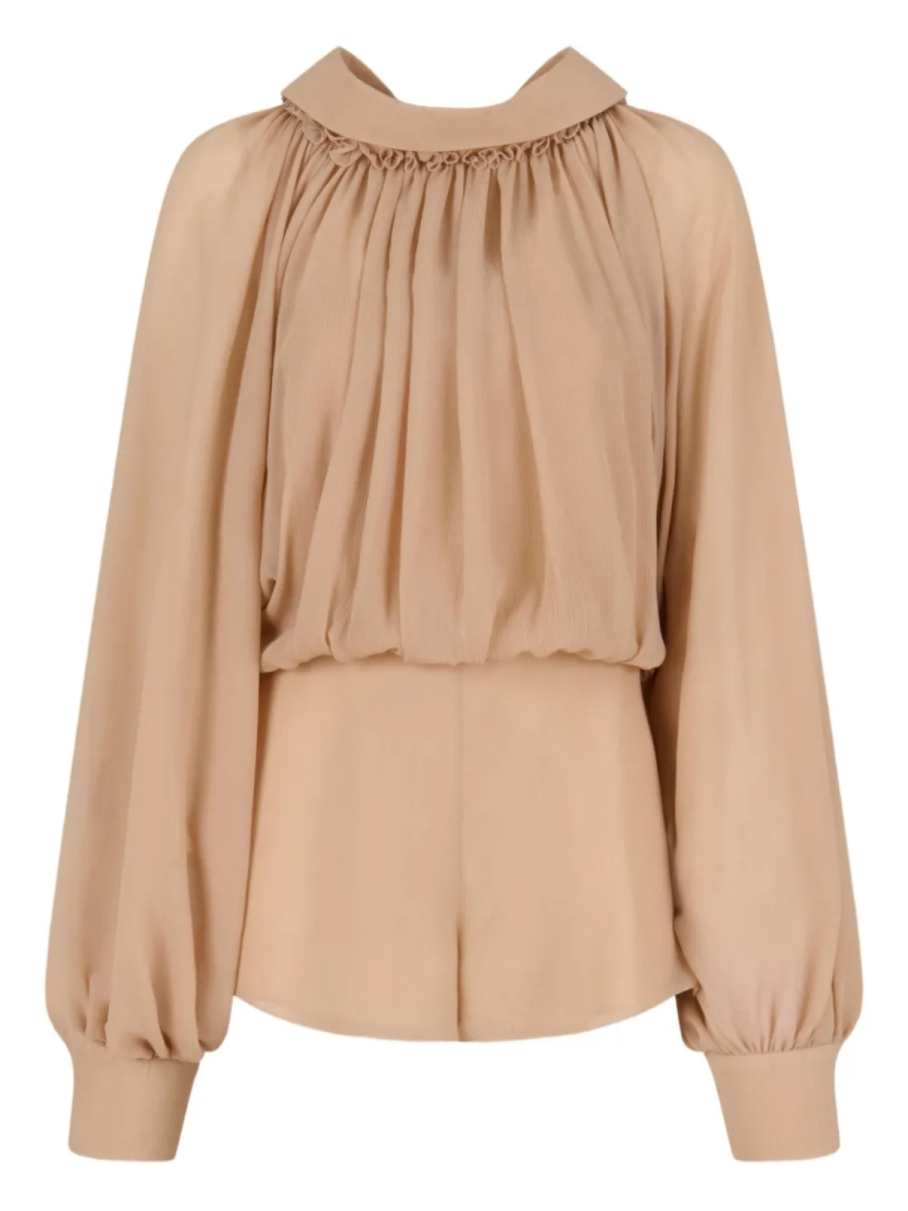 Комбинезон с рукавами-фонариками и сборками Marni, нейтральный
Комбинезон с рукавами-фонариками и сборками Marni, нейтральный