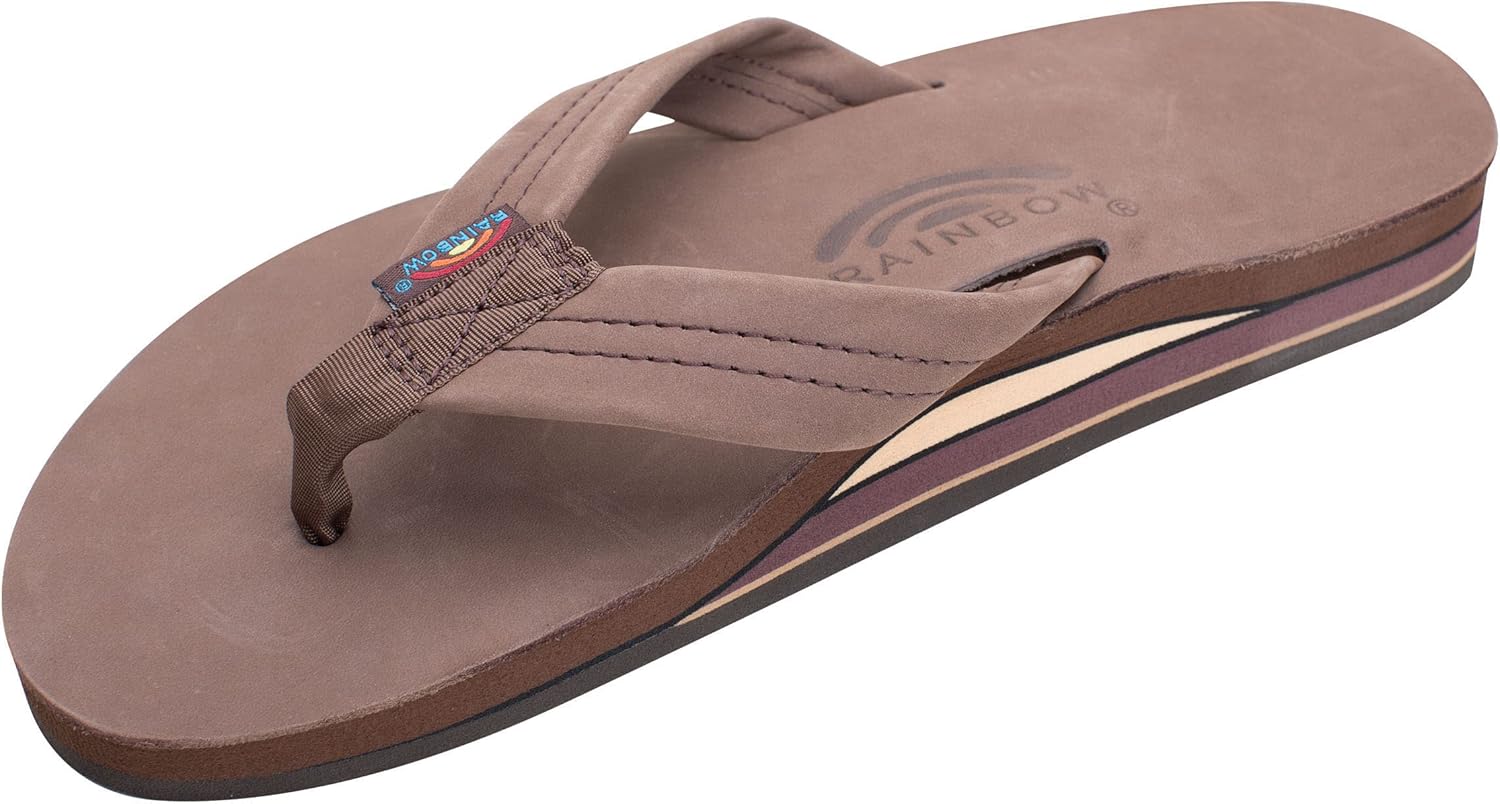 Мужские сандалии Rainbow с двойным слоем кожи и поддержкой свода стопы Rainbow Sandals, эспрессо
Мужские сандалии Rainbow с двойным слоем кожи и поддержкой свода стопы Rainbow Sandals, эспрессо