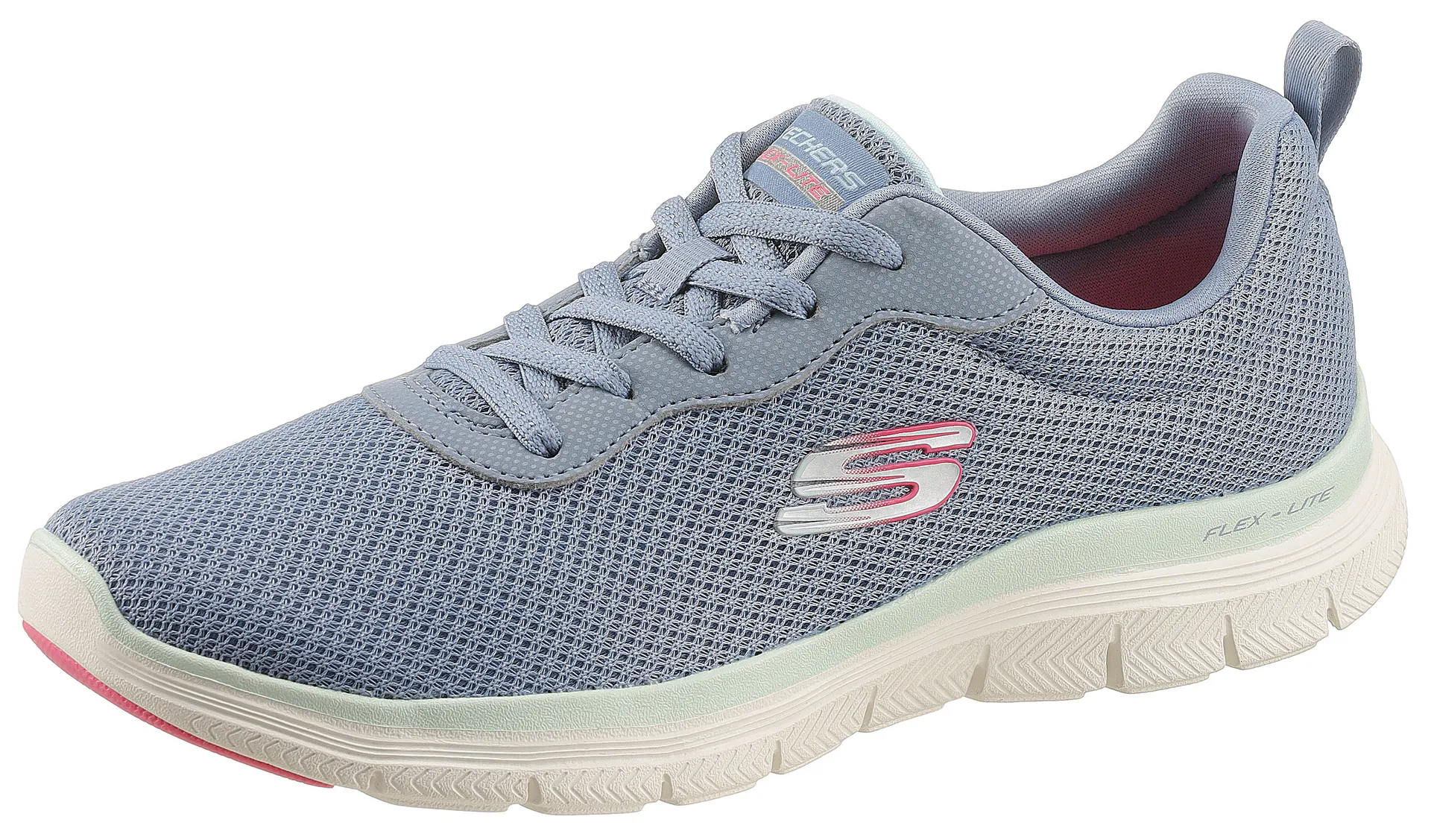 Кроссовки Skechers "FLEX APPEAL 4.0 BRILLINAT VIEW", с пеной с эффектом памяти с воздушным охлаждением, повседневная обувь, полуботинки, туфли на шнуровке, голубой
Кроссовки Skechers "FLEX APPEAL 4.0 BRILLINAT VIEW", с пеной с эффектом памяти с воздушным охлаждением, повседневная обувь, полуботинки, туфли на шнуровке, голубой