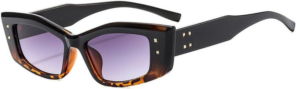 Популярные модные солнцезащитные очки для женщин в стиле ретро с градиентным переходом, защита от УФ-излучения UV400, модные женские солнцезащитные очки с заклепками, черные очки TKKTLLT, Blackleopard-gray
Популярные модные солнцезащитные очки для женщин в стиле ретро с градиентным переходом, защита от УФ-излучения UV400, модные женские солнцезащитные очки с заклепками, черные очки TKKTLLT, Blackleopard-gray
