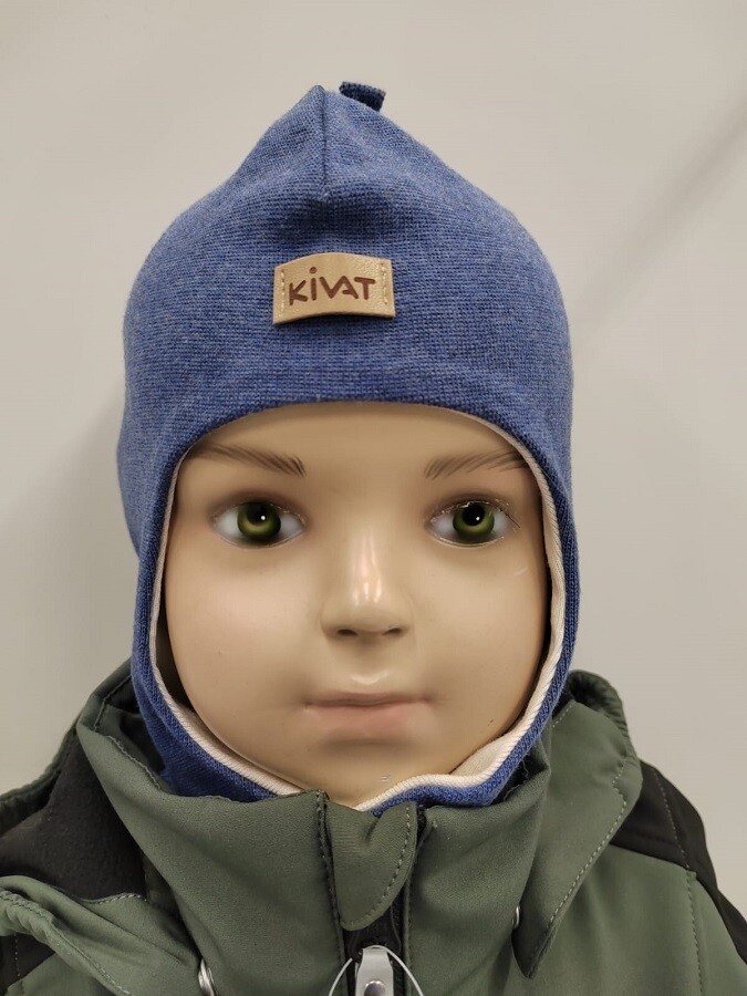 Шапка детская Kivat с закрытыми ушками, синий
Шапка детская Kivat с закрытыми ушками, синий