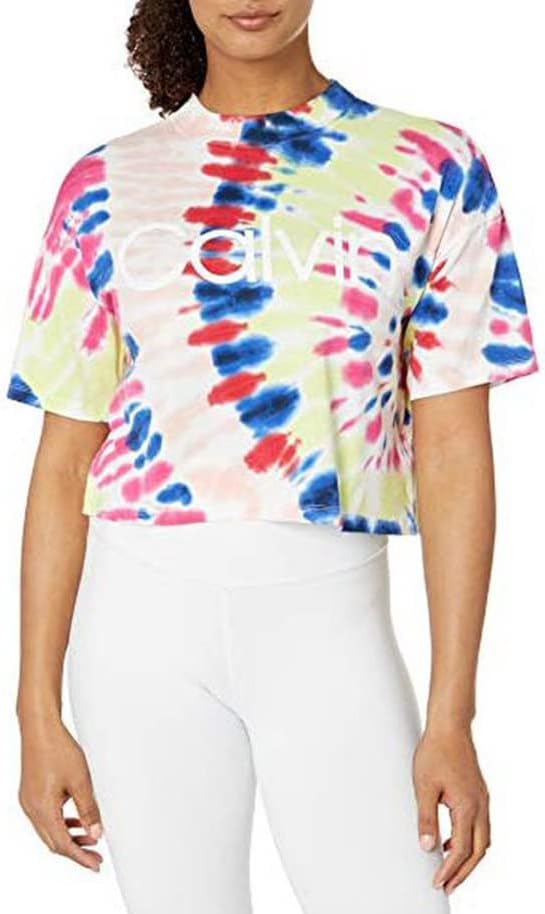 Женская футболка Calvin Klein с принтом тай-дай и короткими рукавами, с воротником-стойкой, Carnaby Multi Combo
Женская футболка Calvin Klein с принтом тай-дай и короткими рукавами, с воротником-стойкой, Carnaby Multi Combo