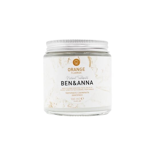 Натуральная зубная паста для чувствительных зубов с фтором Оранжевый 100мл Ben&Anna, Natural Toothpaste
Натуральная зубная паста для чувствительных зубов с фтором Оранжевый 100мл Ben&Anna, Natural Toothpaste