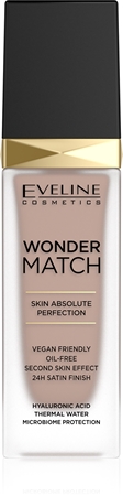 Долговечная жидкая основа с гиалуроновой кислотой Eveline Cosmetics Wonder Match, 45 Honey 30 ml
Долговечная жидкая основа с гиалуроновой кислотой Eveline Cosmetics Wonder Match, 45 Honey 30 ml