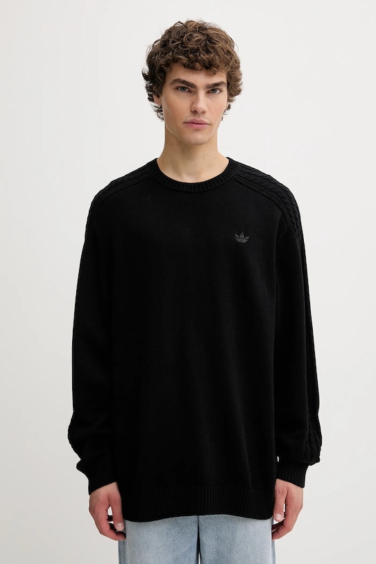 Хлопковый свитер P Ess Knit Crew Adidas Originals, черный
Хлопковый свитер P Ess Knit Crew Adidas Originals, черный
