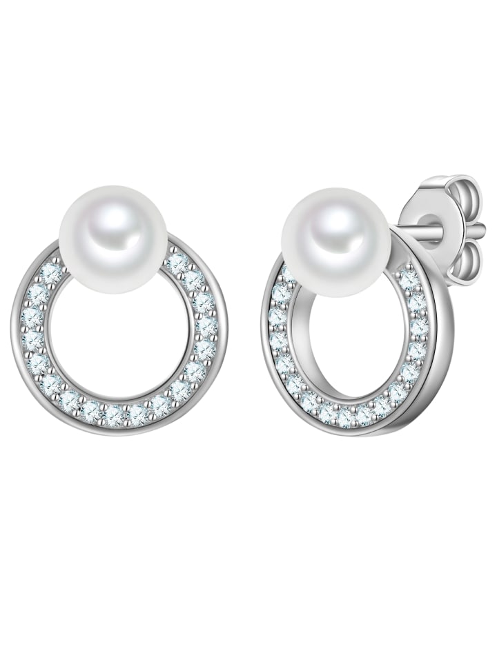 Rafaela Donata Серьги из стерлингового серебра с кубическим цирконием и культивированной жемчужиной серебристого цвета
Rafaela Donata Серьги из стерлингового серебра с кубическим цирконием и культивированной жемчужиной серебристого цвета