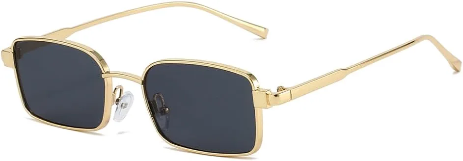 Солнцезащитные очки YAMEIZE Retro Small Gold Rectangle Sunglasses для женщин и мужчин, узкие квадратные, металлические, винтажная оправа 90-х годов, Gold Black
Солнцезащитные очки YAMEIZE Retro Small Gold Rectangle Sunglasses для женщин и мужчин, узкие квадратные, металлические, винтажная оправа 90-х годов, Gold Black
