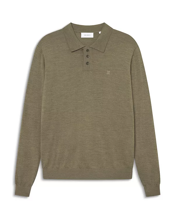 Поло Грейсон меринос Les Deux, зеленый
Поло Грейсон меринос Les Deux, зеленый