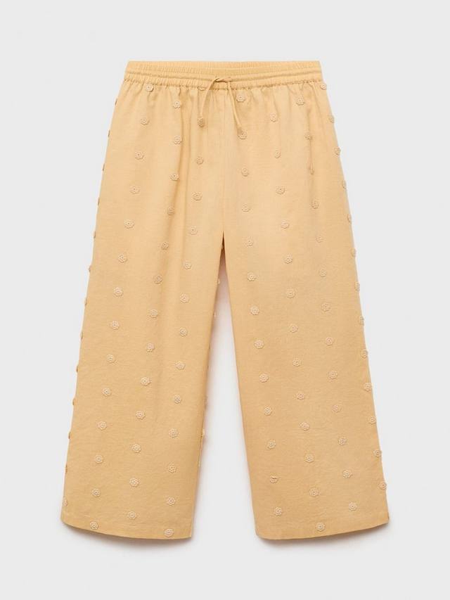 Детские штаны Mousse Cotton с вышивкой и шнурком Mango, Medium Yellow
Детские штаны Mousse Cotton с вышивкой и шнурком Mango, Medium Yellow