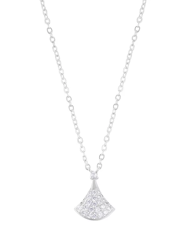 Серебряное регулируемое ожерелье с подвеской в виде листа из кубических цирконий Adornia, silver
Серебряное регулируемое ожерелье с подвеской в виде листа из кубических цирконий Adornia, silver