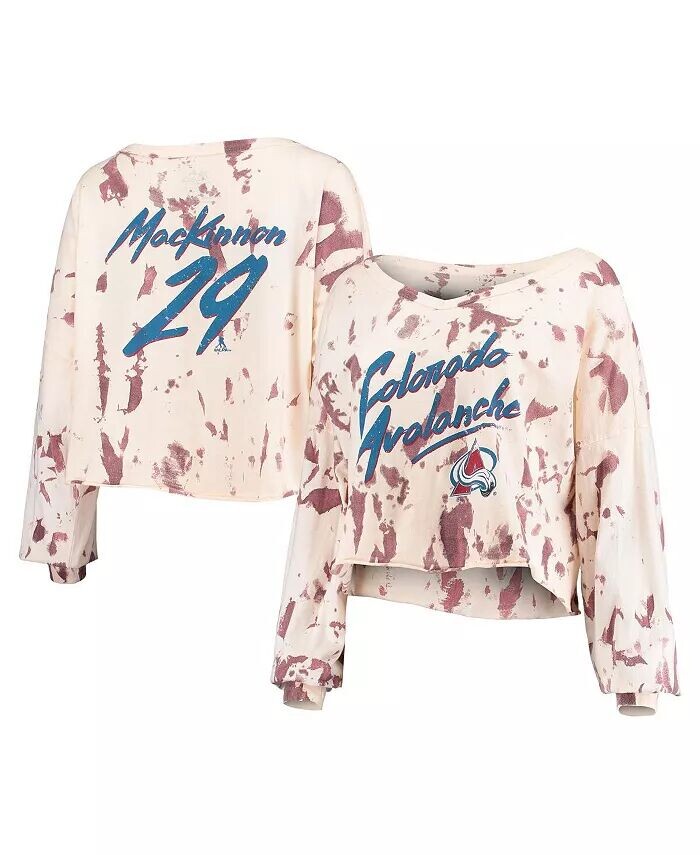 Женские нитки Nathan Mac Kinnon Белая, бордовая футболка Colorado Avalanche Tie Dye с именем и номером и v-образным вырезом Majestic
Женские нитки Nathan Mac Kinnon Белая, бордовая футболка Colorado Avalanche Tie Dye с именем и номером и v-образным вырезом Majestic