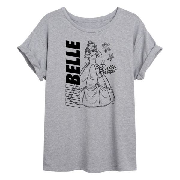 Футболка большого размера с автографом принцессы Белль-юниор Disney, серый
Футболка большого размера с автографом принцессы Белль-юниор Disney, серый