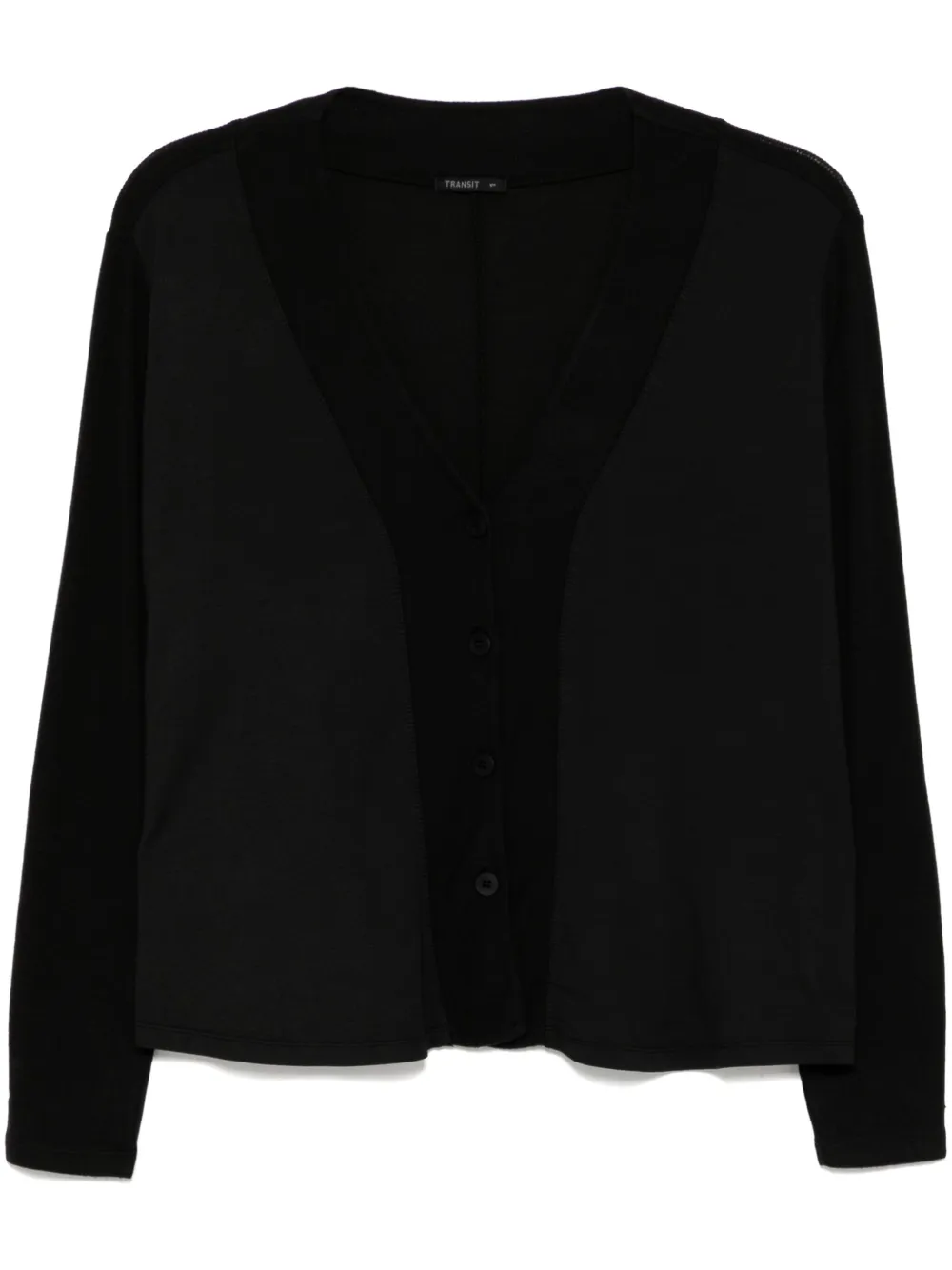 Кардиган со вставками Transit, черный
Кардиган со вставками Transit, черный