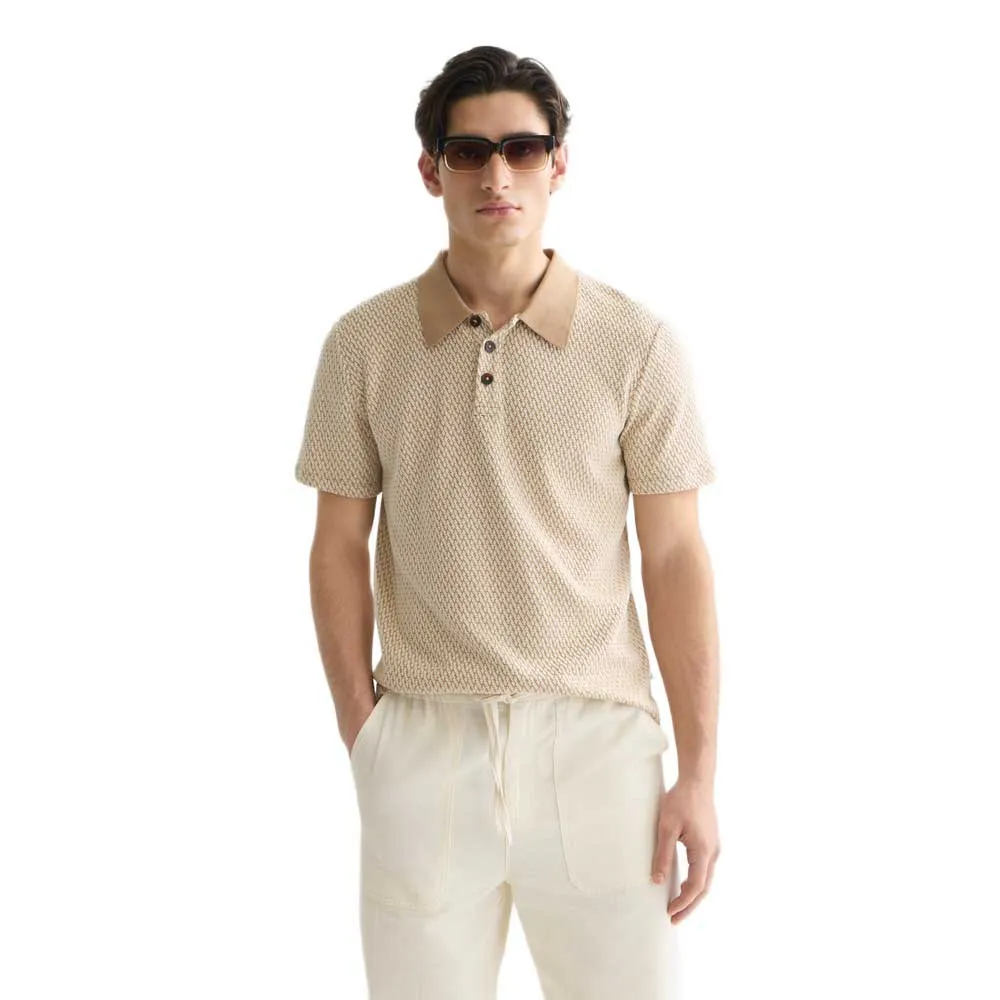Поло Scotch & Soda 183073 свободного кроя с коротким рукавом, бежевый
Поло Scotch & Soda 183073 свободного кроя с коротким рукавом, бежевый