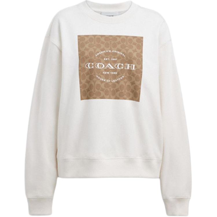 COACH Белая женская толстовка, Белый, COACH Белая женская толстовка
COACH Белая женская толстовка, Белый, COACH Белая женская толстовка