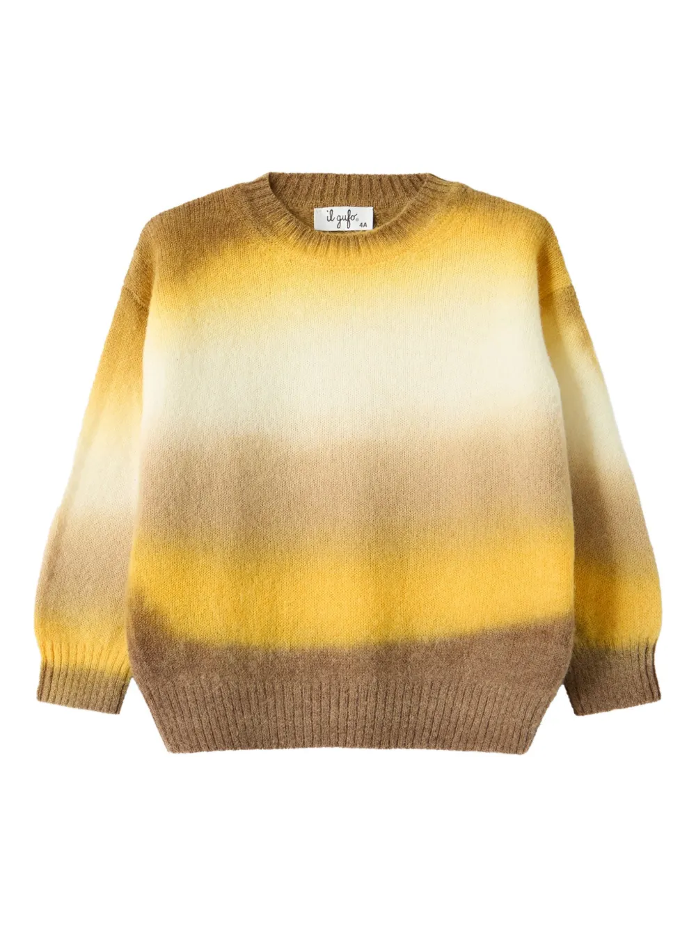 Свитер с эффектом омбре Il Gufo, желтый
Свитер с эффектом омбре Il Gufo, желтый