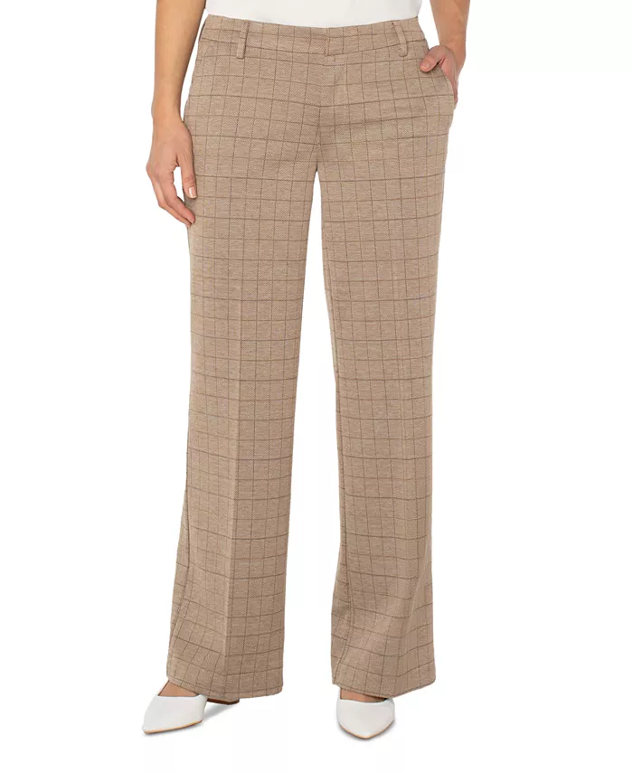 Брюки Petite Kelsey Check с широкими штанинами Liverpool Los Angeles, коричневый
Брюки Petite Kelsey Check с широкими штанинами Liverpool Los Angeles, коричневый