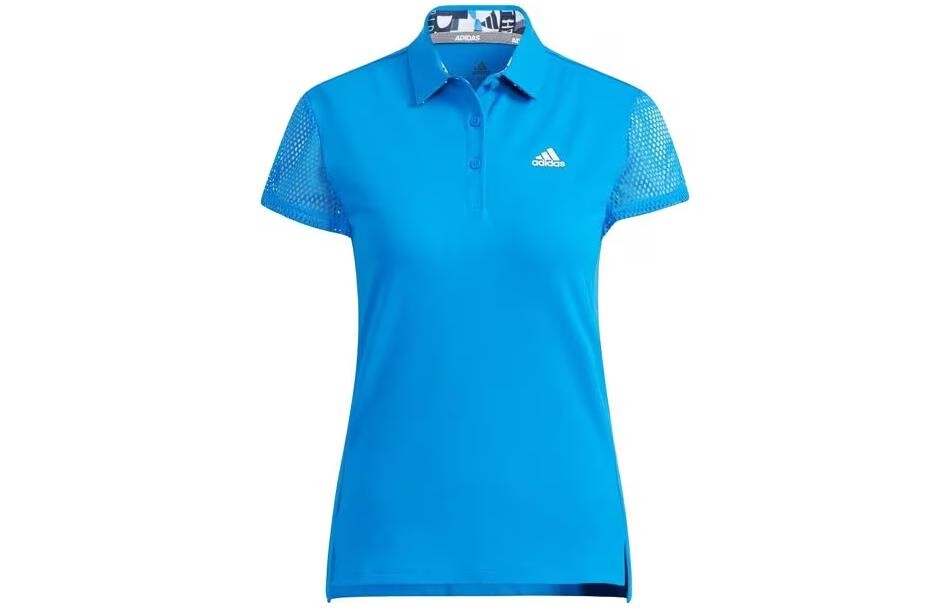 Рубашка поло женская ярко-синяя Adidas
Рубашка поло женская ярко-синяя Adidas