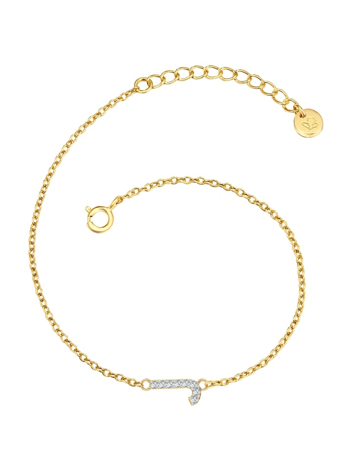 Glanzstücke München Браслет с буквой J из стерлингового серебра с кубическим цирконием в оправе из желтого золота
Glanzstücke München Браслет с буквой J из стерлингового серебра с кубическим цирконием в оправе из желтого золота