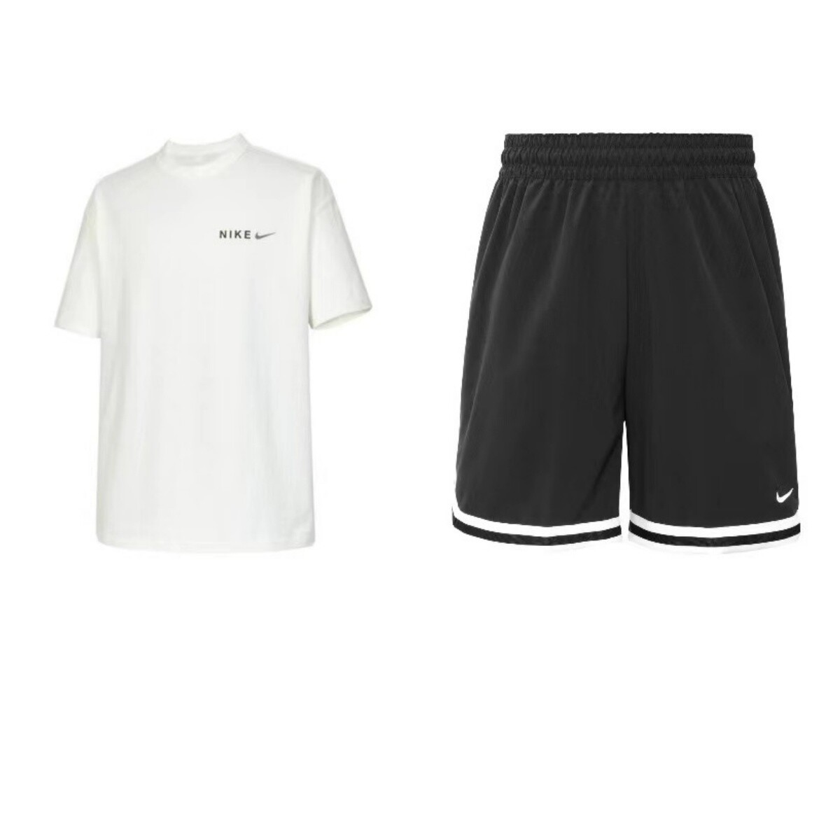 Повседневная спортивная одежда для мужчин, белая/черная Nike, белый/черный
Повседневная спортивная одежда для мужчин, белая/черная Nike, белый/черный