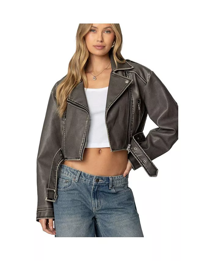 Женская куртка из стираной искусственной кожи Edikted, серый
Женская куртка из стираной искусственной кожи Edikted, серый