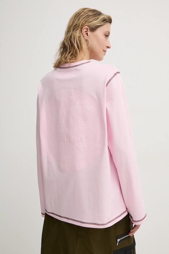 Рельефный лонгслив из хлопка CamRS Resume, розовый
Рельефный лонгслив из хлопка CamRS Resume, розовый