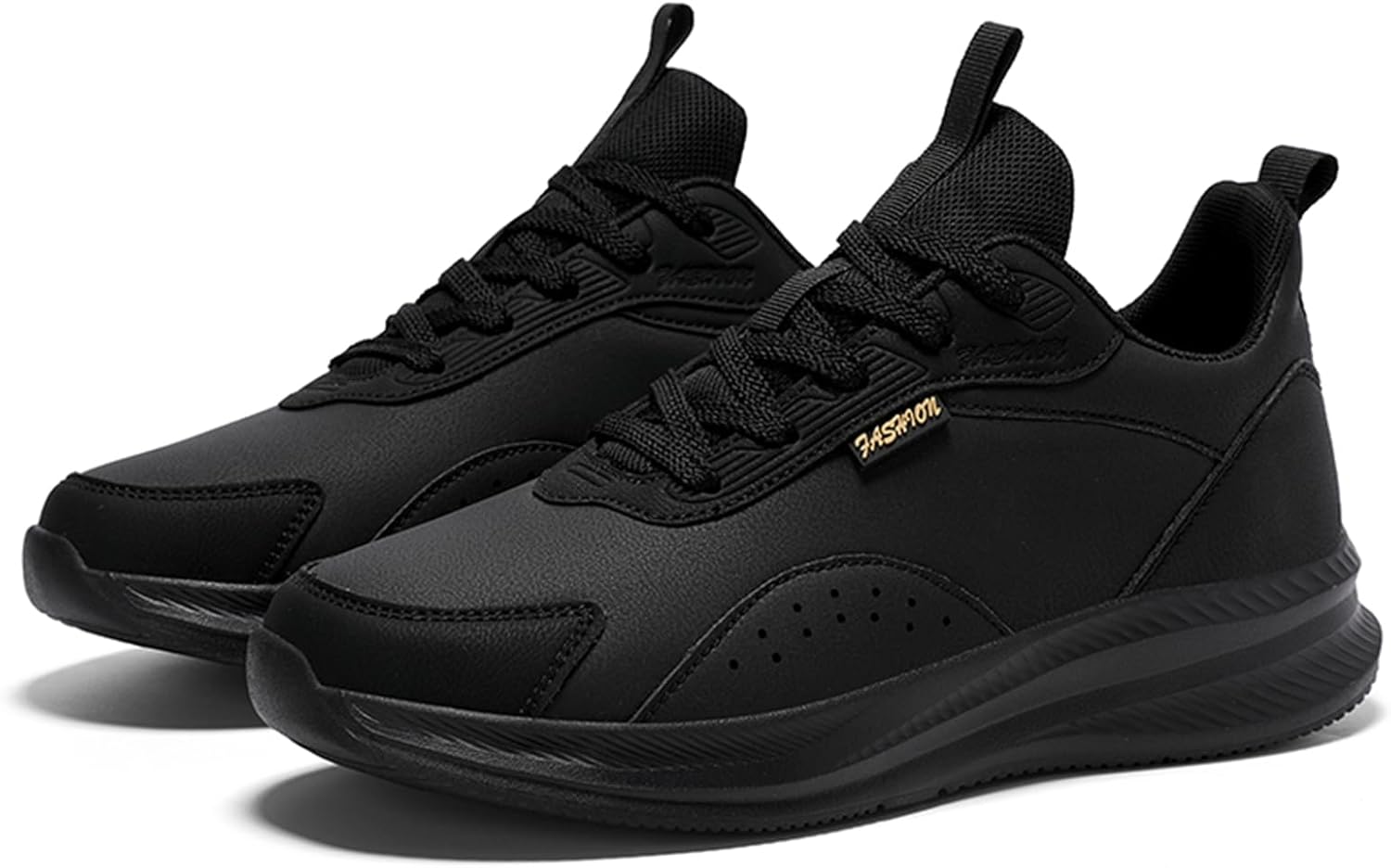 Мужские осенне-зимние кожаные дышащие спортивные кроссовки на шнуровке с толстой подошвой, легкой амортизацией и закругленным носком, подходящие для бега, фитнеса, ходьбы и бадминтона Qaoterod, черный
Мужские осенне-зимние кожаные дышащие спортивные кроссовки на шнуровке с толстой подошвой, легкой амортизацией и закругленным носком, подходящие для бега, фитнеса, ходьбы и бадминтона Qaoterod, черный