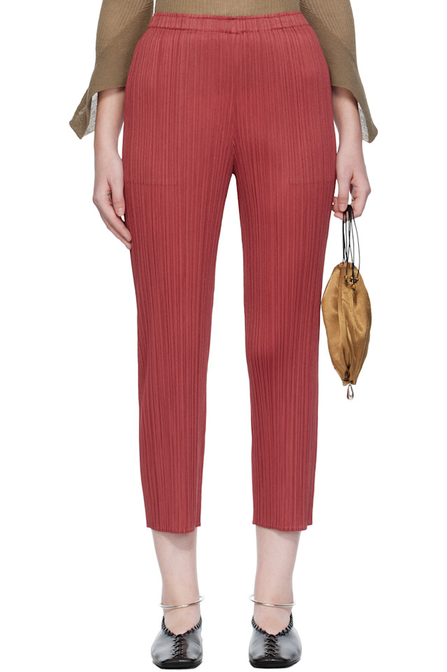 Pleats Please Issey Miyake Красные брюки-абажуры
Pleats Please Issey Miyake Красные брюки-абажуры