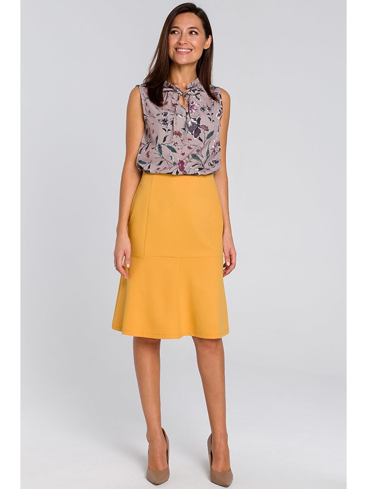 Юбка длиной до колена Stylove, желтый
Юбка длиной до колена Stylove, желтый