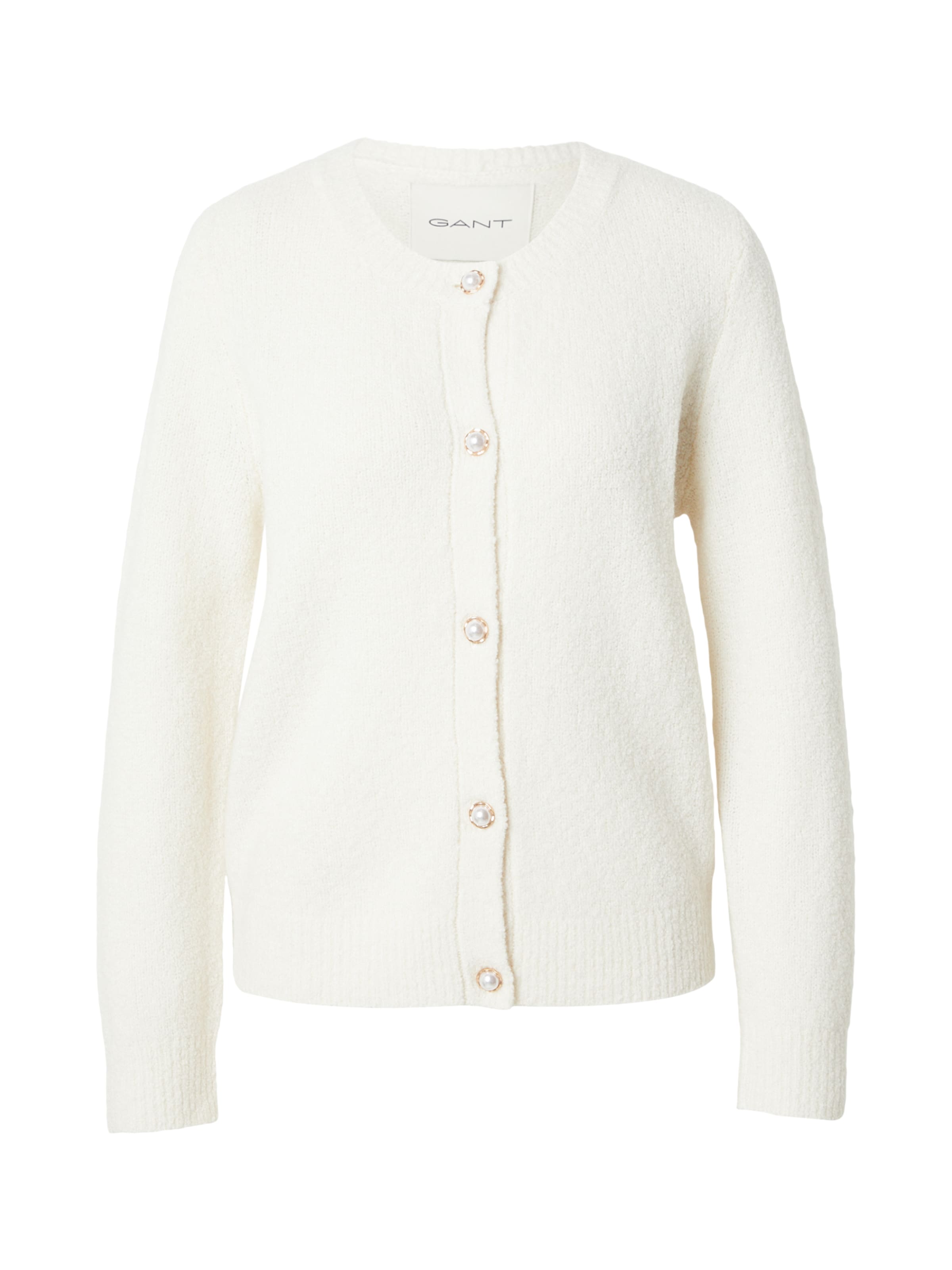 GANT Вязаный кардиган в цвете крем
GANT Вязаный кардиган в цвете крем